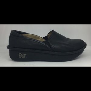 ALEGRIA Debra Womens Black Clogs Sz 37 EU 7-7.5 US